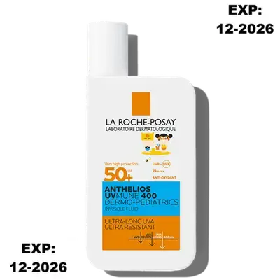 Anthelios UVMUNE 400 Dermo-Pediatric Invisible Fluid 50ml _ LA ROCHE-POSAY