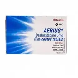 aerius desloratadine 5mg 30tablets once daily 