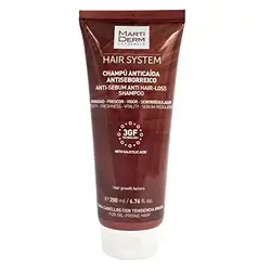 Martiderm Hair System Anti-Sebum Anti Hair-Loss Shampoo With Salicylic Acid (For Oil-prone Hair) /شامبو مارتيديرم للشعر المضاد للدهون ومضاد لتساقط الشعر 200 مل