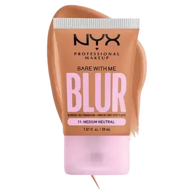 Bare With Me Blur Blurring Tint Foundation 11 MEDIUM NEUTRAL 30ml _ NYX