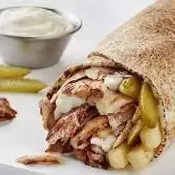 Meat Shawarma In Lebanese bread