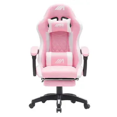 Gaming Chair AG Light Mesh Pink & White