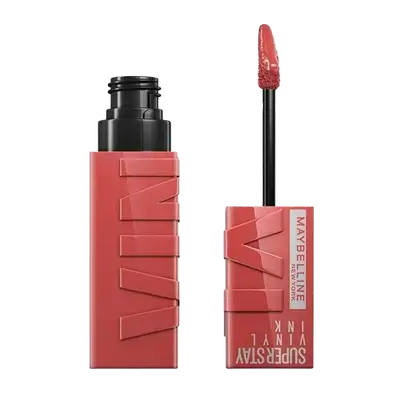 Super Stay Vinyl Ink Liquid Lipstick 15 PEACHY 4.2ml _ MAYBELLINE NEW YORK