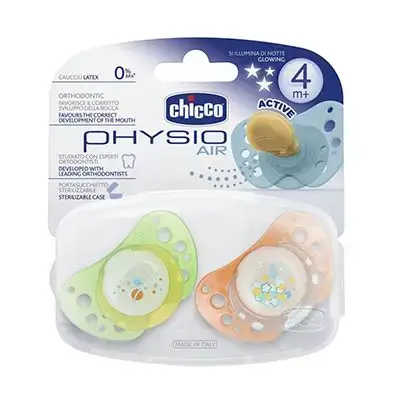 chicco Physio Air pacifier (Developed With Leading Orthodontists) 4m+