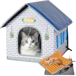 TOOZEY Heated Pet House 