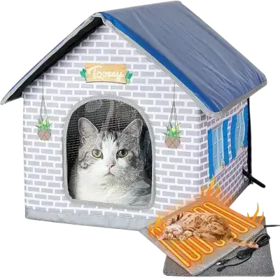TOOZEY Heated Pet House