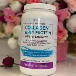 COLLAGEN +WHEY PROTEIN NEAL REPLACEMENT VANILLA FLAVOUR 855g Powder