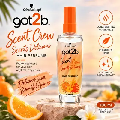 Schwarzkopf got2b Scent Crew Hair Perfume – Scents Delicious – 100 mL