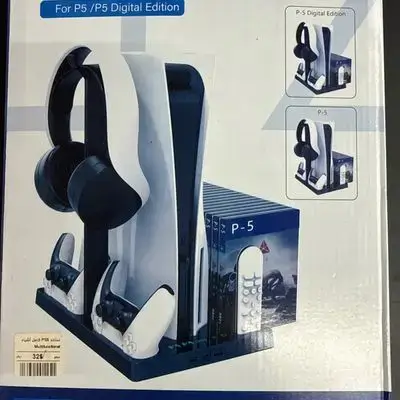 Multi stand ps5 fat pank+charge+CD+remote