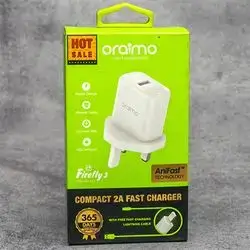 Oraimo Compact 2A Fast Charger Ocw-U665+L53