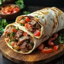 Meat Tantuni With Bread