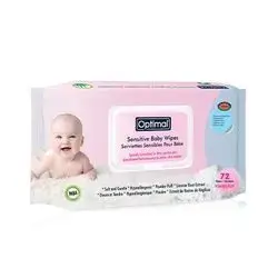 Powder Puff Wipes with Lid - 72 Count