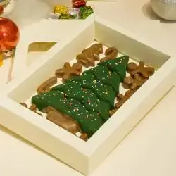 Christmas Tree Dubai Chocolate