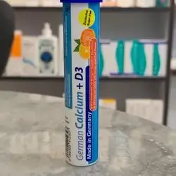 german calcium + d3 20 effervescent tablets with orange - grapefruit flavor