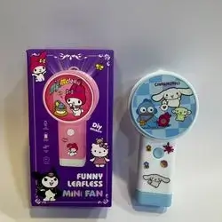 FUNNY leafless mini fan blue