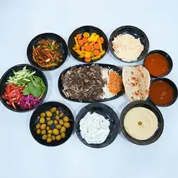 Charcoal Meat Gas with Rice