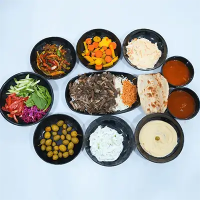 Charcoal Meat Gas with Rice