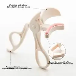1Pc Eyelash Curler - White