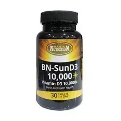 BN-SUN D3 10,000IU 30 Capsules _ Basic Nutrition