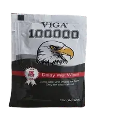 Viga 100,000- Delay wet wipes