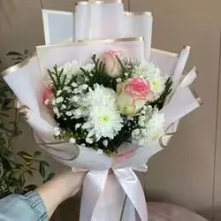Rose And Frmesk Flower