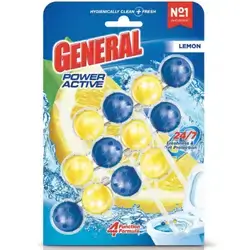 General Lemon Bathroom Freshener 4 Tablets 150g 3 Pieces Assorted Colors