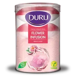 Duru Fresh Solid Soap Flower Fresheners 100g x 4 pieces = 400g