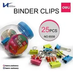 Binder Clips-deli (8558) 25pccs