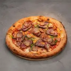Bacon Beef Steak Pizza