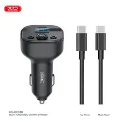 XO TYPE-C TO TYPE-C CAR MP3 CHARCHER SUIT 15W XO-BCC18
