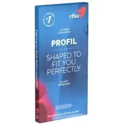 profil shaped to fit perfectly 10 fit condoms