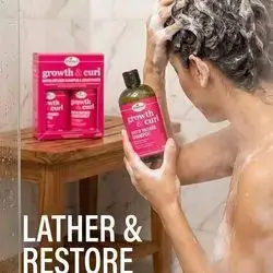 Difeel Growth & Curl Biotin Infused Shampoo & Conditioner Set