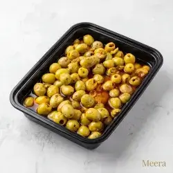Olives Marinated with Oil and Pepper