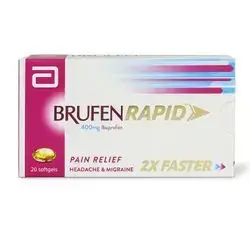 Brufen Rapid 400mg 20 softgels Abbott