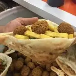 Falafel Sandwich In Hajaree Samoon