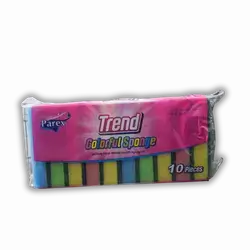 Parex Trend Colored Sponge Set (10-Pack)