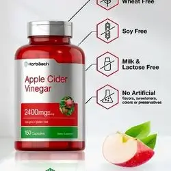 Apple Cider Vinegar 2400mg per serving | 150 Capsules acv