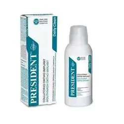 president daily clean mouthwash ortho-implant 200ml