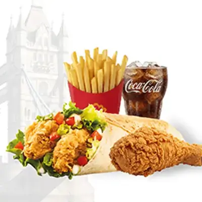 London Bridge Special (Wrap Meal+ 1Pcs)