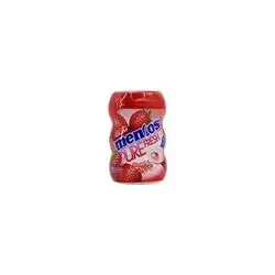 Mentos Pure Fresh Strawberry Flavor Chewing Gum 10 Pieces