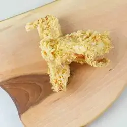 2 pieces of chicken tenders (strips) Crispy