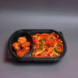 Vegetable Stir Fry And Chinese Chicken Combo