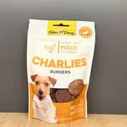 Gim Dog Charlies Burgers Chicken 70g