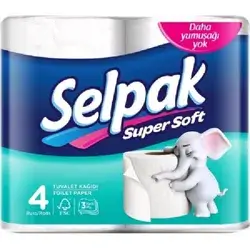 Selpak Super Soft Tissue Paper 4 Rolls