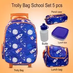 Trolley Bag School Set 5pcs