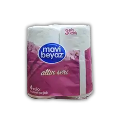 Kleenex Mavi Piaz Toilet 3 Trays 4 Rolls