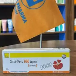 clotri-denk vaginal 100mg clotrimazole with applicator 6vaginal tablets made in germany