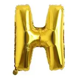 balloon letter H