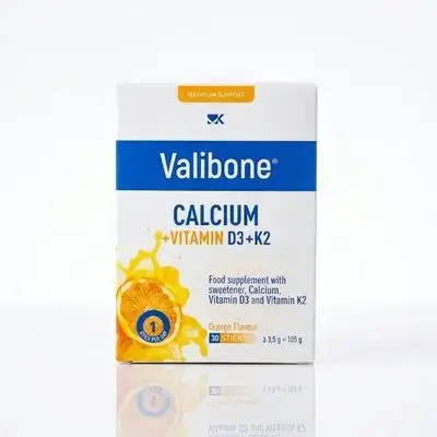 Valibone Calcium + Vitamin D3 + K2 (30 Sticks)