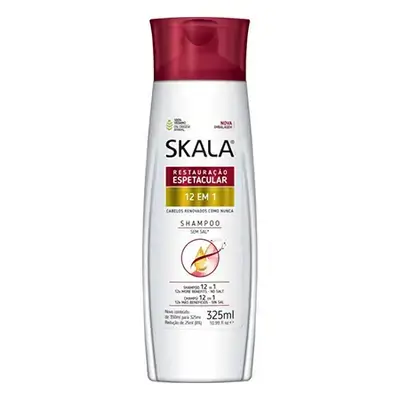 skala shampoo- 12em1 flos renovados 325ml